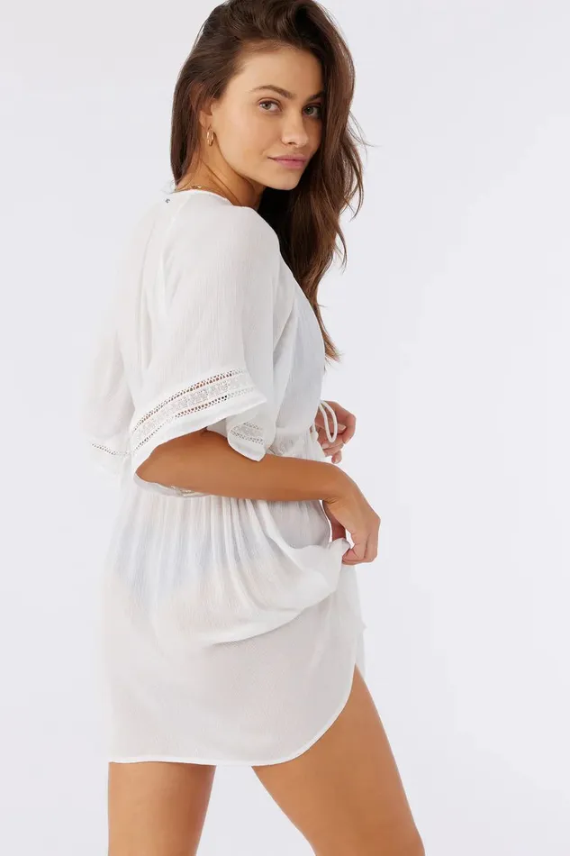 WILDER FLY AWAY SWIM COVERUP White Women O039NEILL Swim