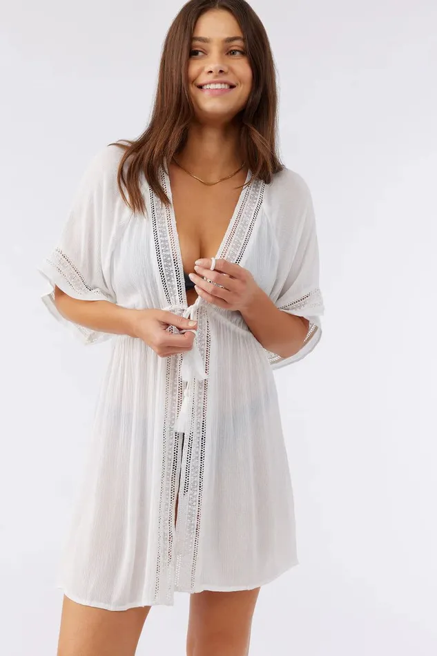 WILDER FLY AWAY SWIM COVERUP White Women O039NEILL Swim