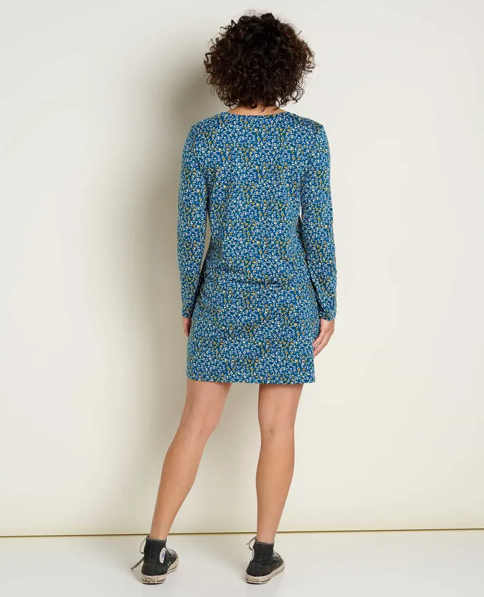 Windmere II Long Sleeve Dress Cornflower Ditsy Print Dresses ToadandCo Women8217s