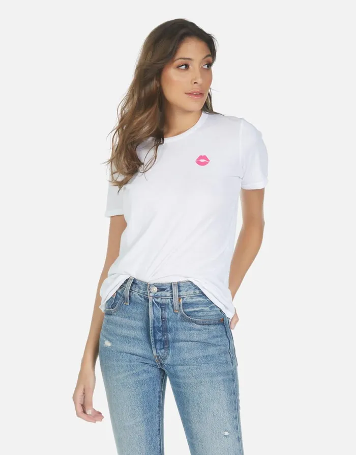 Women039s Croft Elements Rainbow White Lauren Moshi Short Sleeve