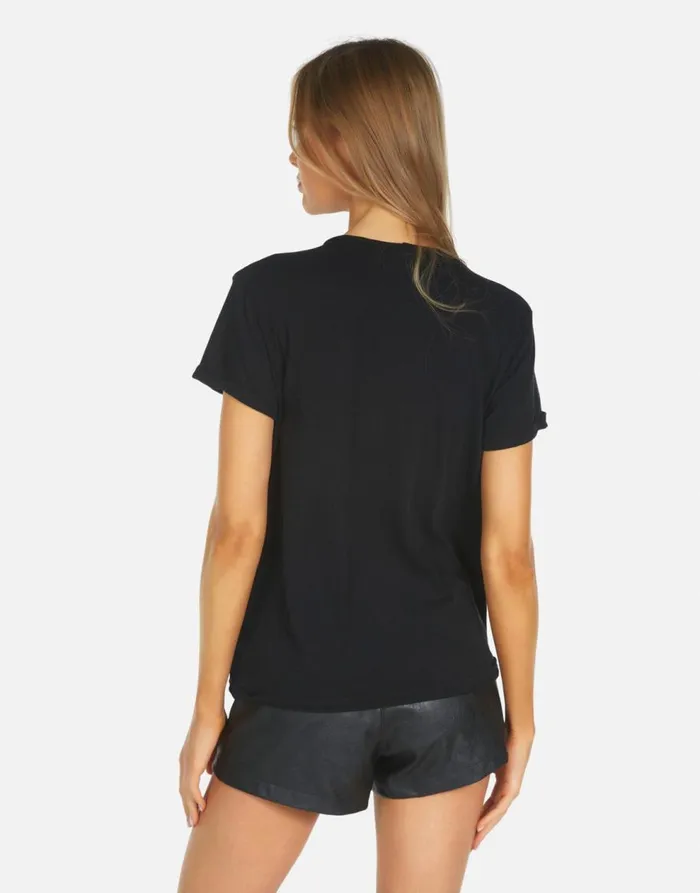 Women039s Edda X Led Zeppelin Outline Black Lauren Moshi Short Sleeve