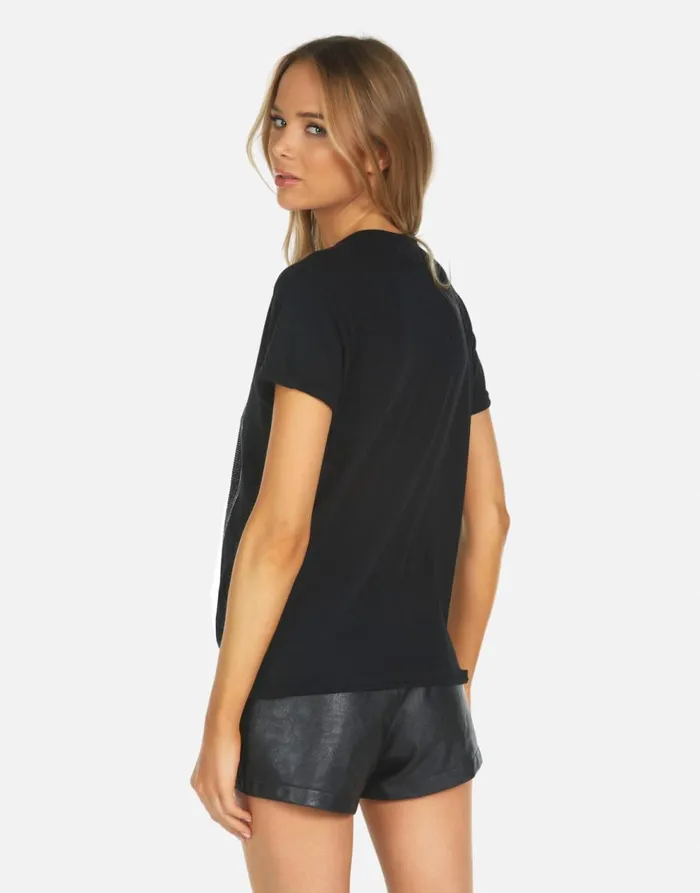 Women039s Edda X Led Zeppelin Outline Black Lauren Moshi Short Sleeve