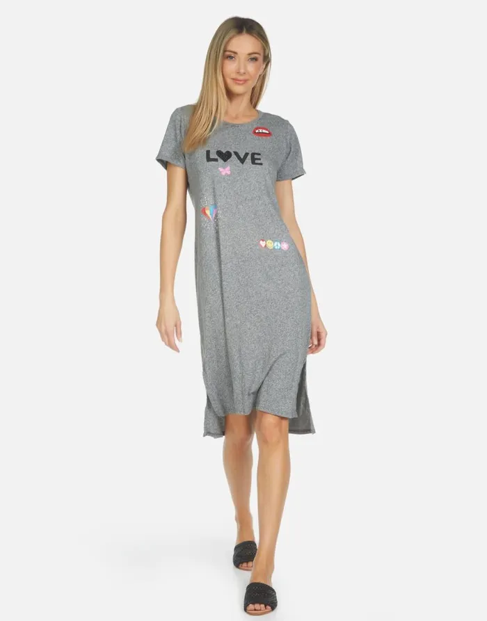 Women039s Genesis Crystal Love Elements Heather Grey Lauren Moshi Dresses