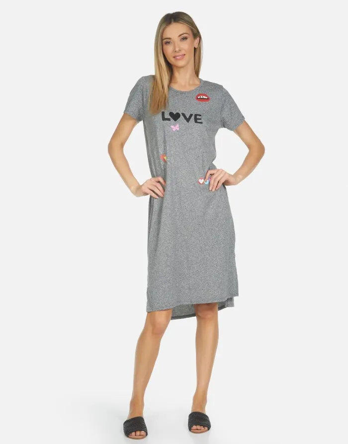 Women039s Genesis Crystal Love Elements Heather Grey Lauren Moshi Dresses