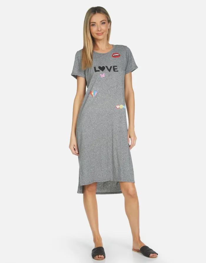 Women039s Genesis Crystal Love Elements Heather Grey Lauren Moshi Dresses