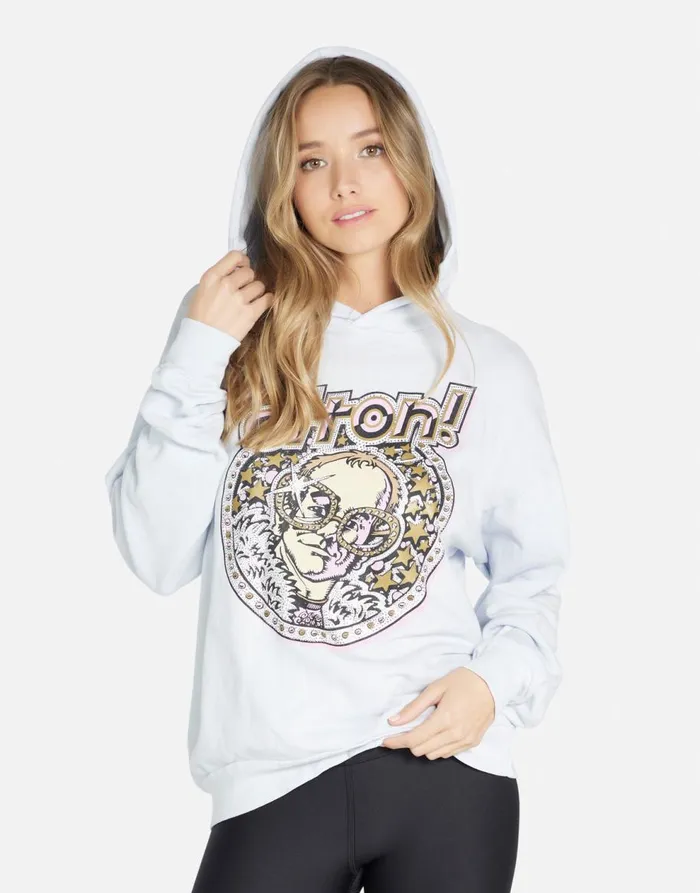 Women039s Harmony Crystal Elton John Ice Blue Lauren Moshi Hoodies