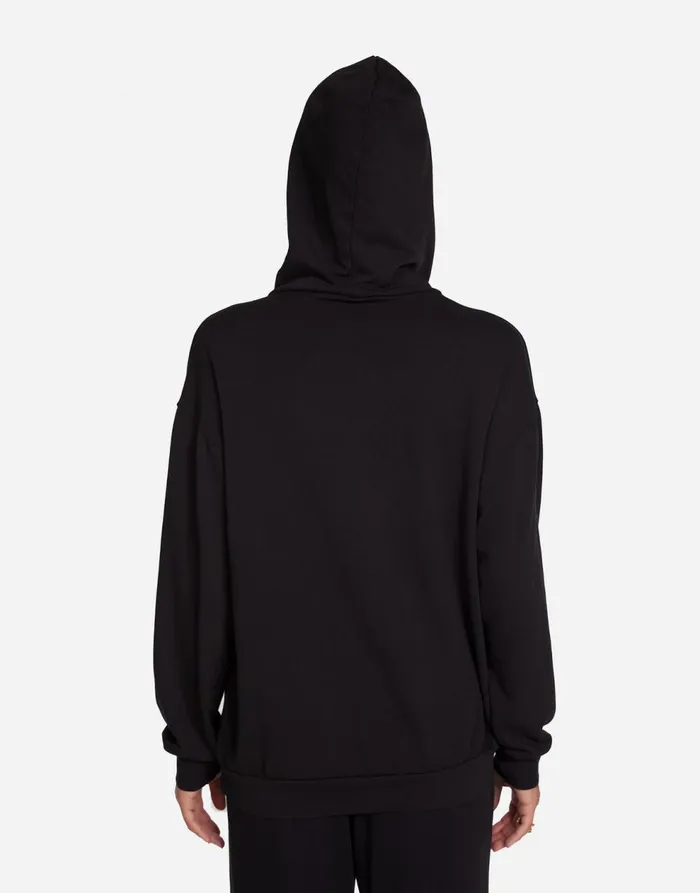 Women039s Harmony Crystal Geometric Def Leppard Black Lauren Moshi Hoodies