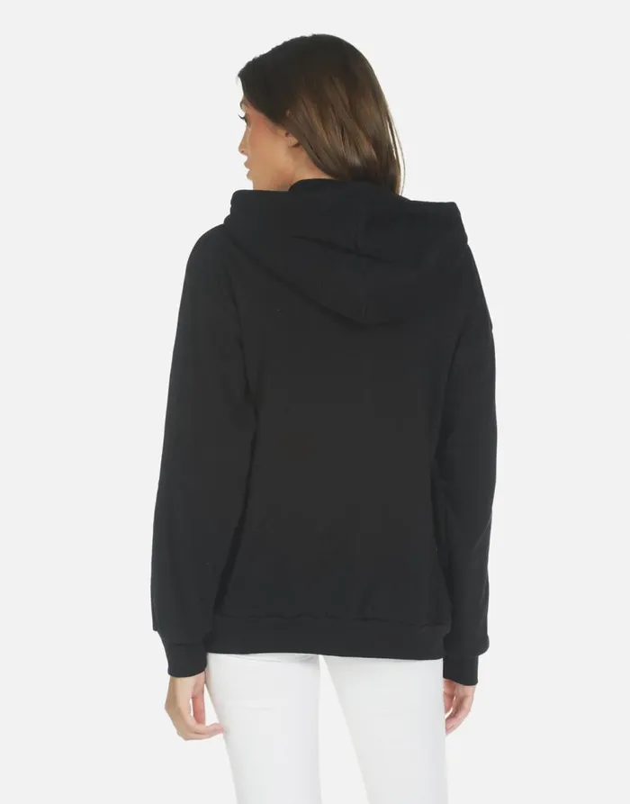 Women039s Harmony I039m A Mess Black Lauren Moshi Hoodies