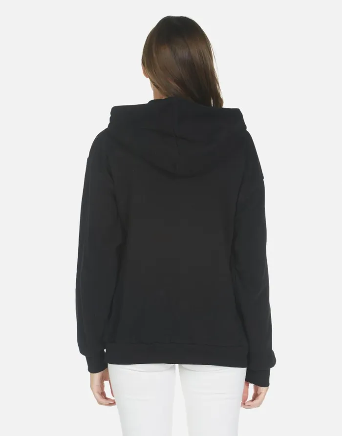 Women039s Harmony I039m A Mess Black Lauren Moshi Hoodies