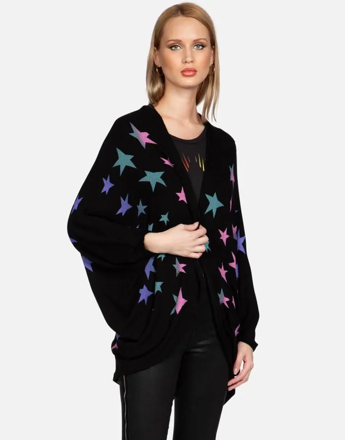 Women039s Isla Ombre Stars Black Lauren Moshi Sweaters and Knits