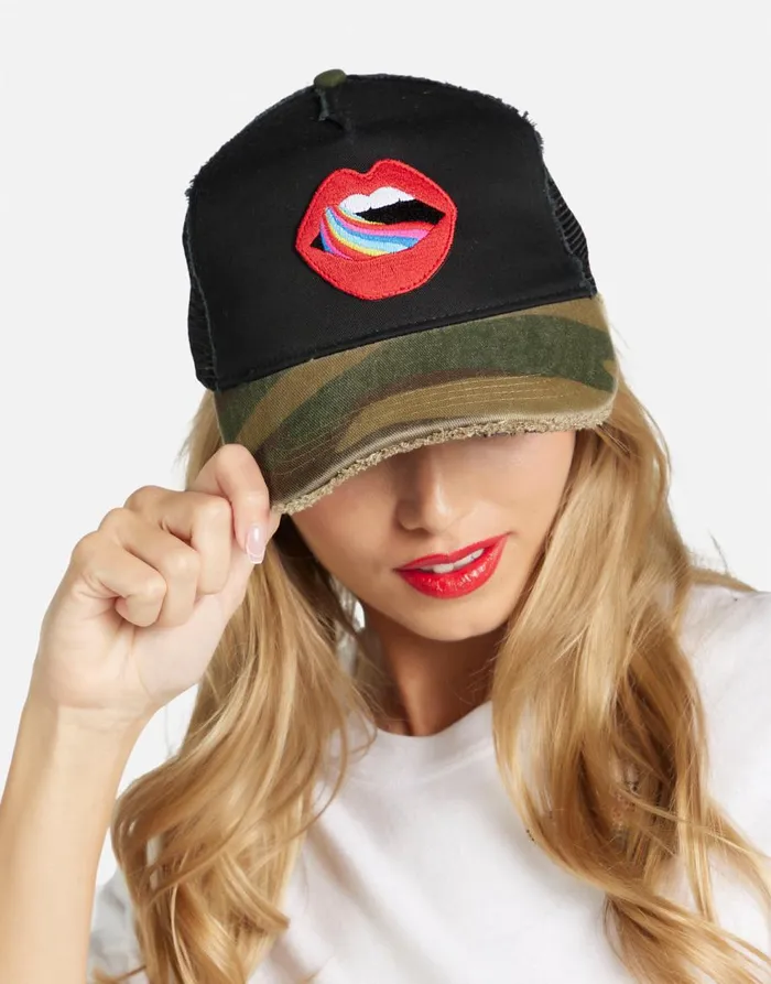 Women039s Jilly Candy Lip Blackcamo Lauren Moshi Hats