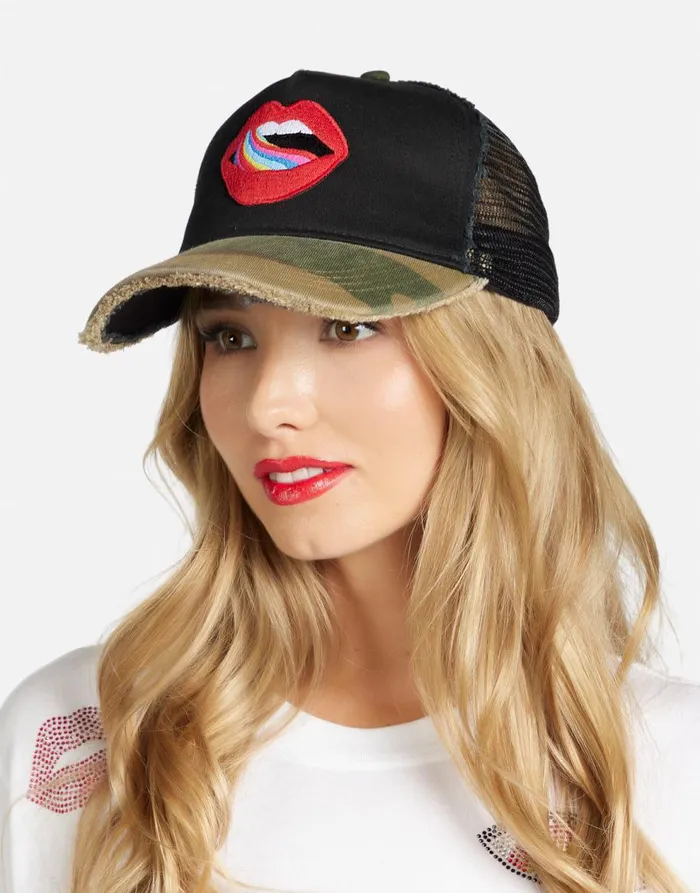 Women039s Jilly Candy Lip Blackcamo Lauren Moshi Hats