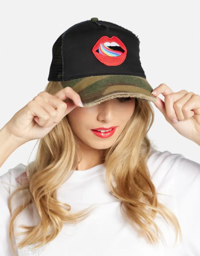 Women039s Jilly Candy Lip Blackcamo Lauren Moshi Hats