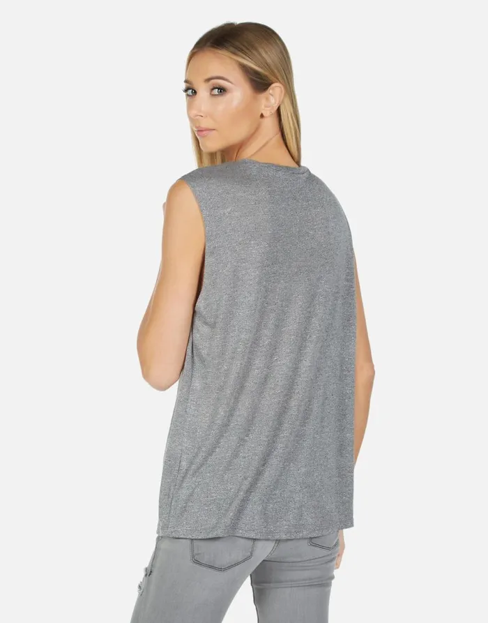 Women039s Kel Bone Diamond Heather Grey Lauren Moshi Tanks