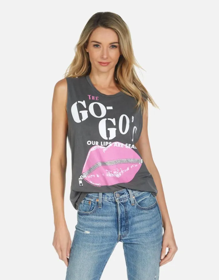 Women039s Kel The GoGo039s Pigment Black Lauren Moshi Tanks