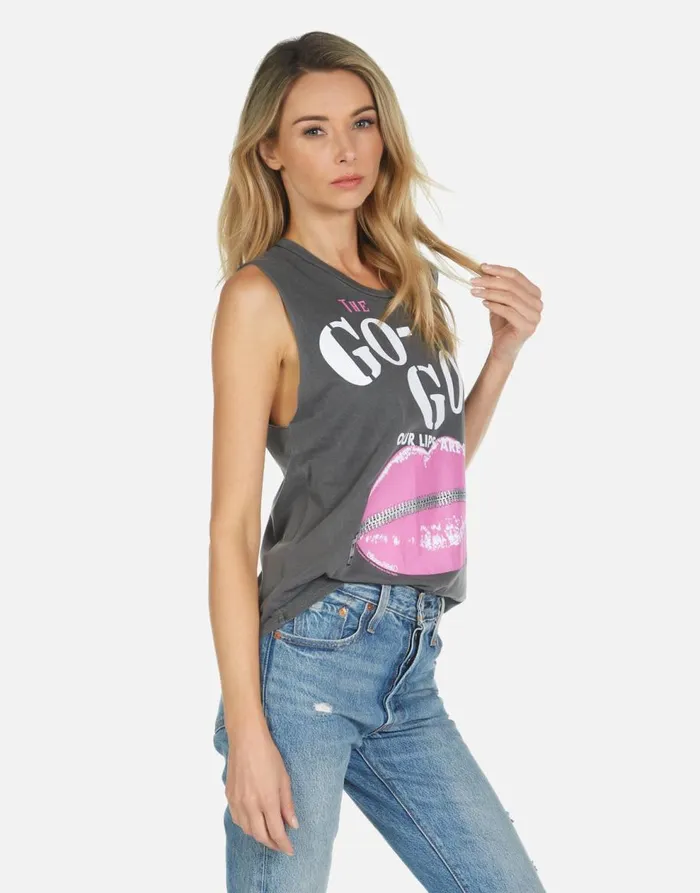 Women039s Kel The GoGo039s Pigment Black Lauren Moshi Tanks