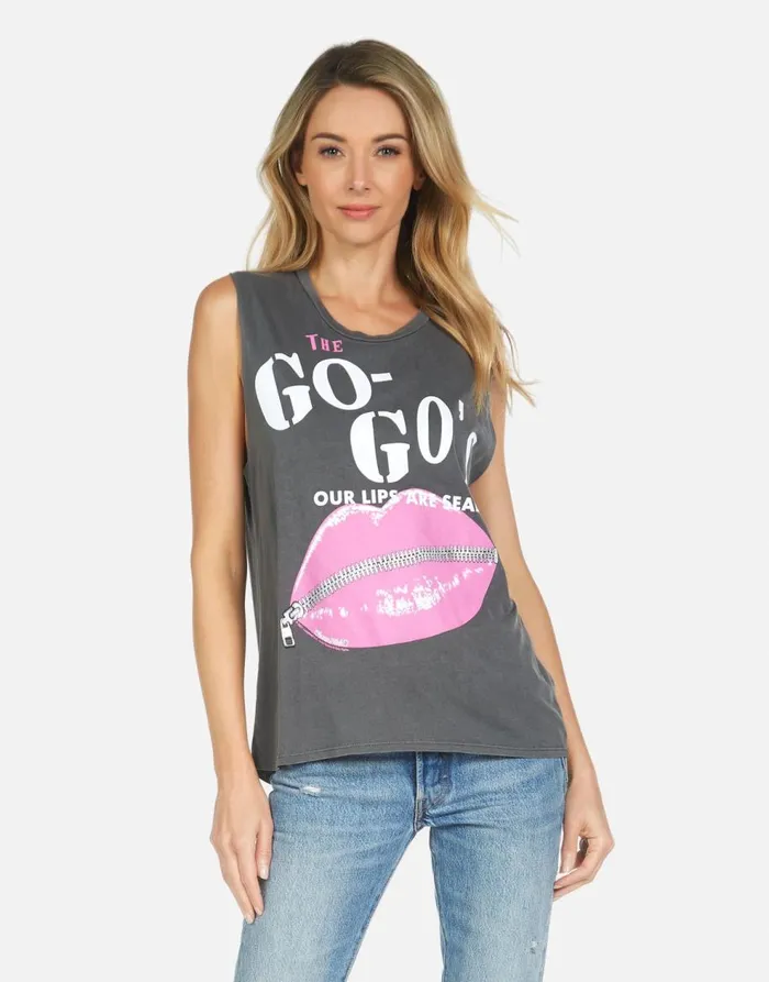 Women039s Kel The GoGo039s Pigment Black Lauren Moshi Tanks