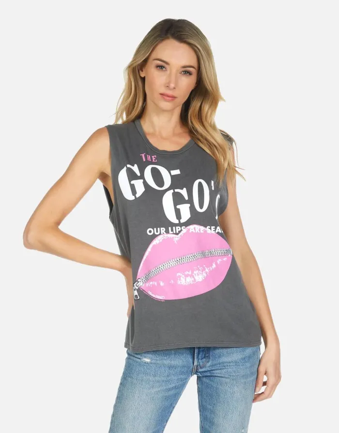 Women039s Kel The GoGo039s Pigment Black Lauren Moshi Tanks