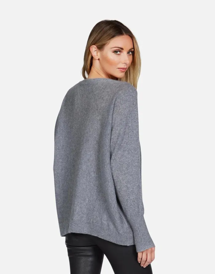 Women039s Ladona Electric Evil Eye Charcoal Lauren Moshi Long Sleeve