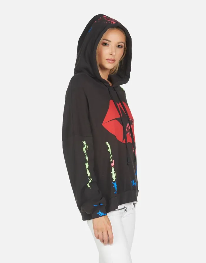 Women039s Lila Star Kiss Onyxpaint Smudge Lauren Moshi Hoodies
