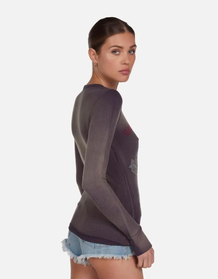 Women039s McKinley Guns N039 Roses Welcome To The Jungle Vintage Smoke Lauren Moshi Long Sleeve