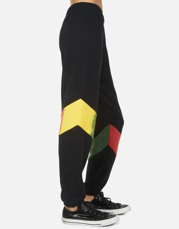 Women039s Ophelia Rasta Lion Blackrasta Lauren Moshi Long Sweatpants
