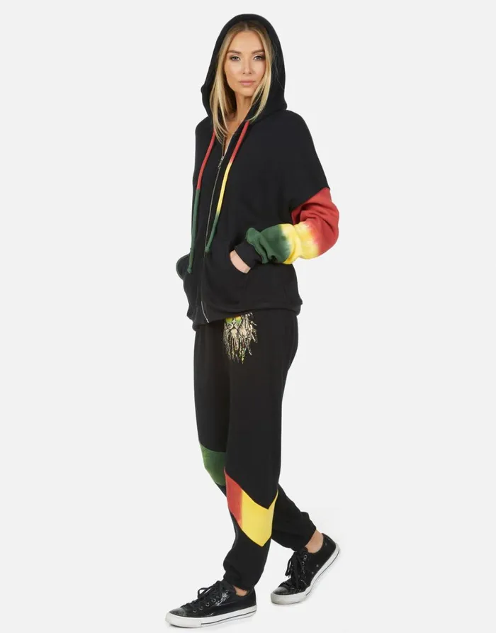 Women039s Ophelia Rasta Lion Blackrasta Lauren Moshi Long Sweatpants