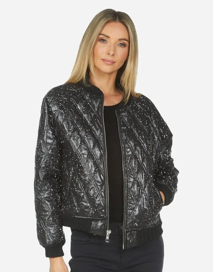 Women039s Sherine Splatter Kiss Black Lauren Moshi Jackets