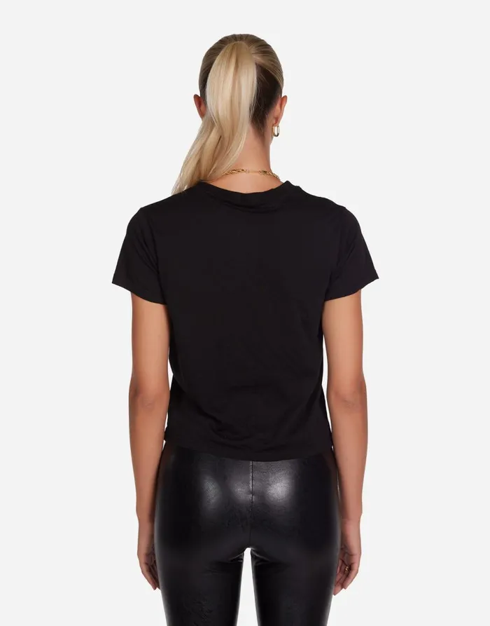 Women039s Ursula Fxck You Black Lauren Moshi Short Sleeve