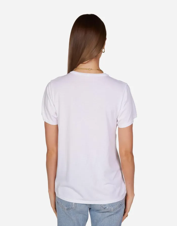 Women039s Wolf Fxck You White Lauren Moshi Short Sleeve