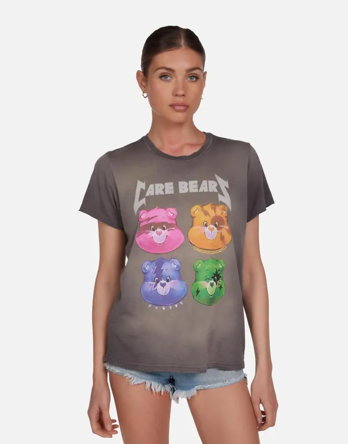 Women039s Wolf Rock Care Bears Vintage Smoke Lauren Moshi Short Sleeve