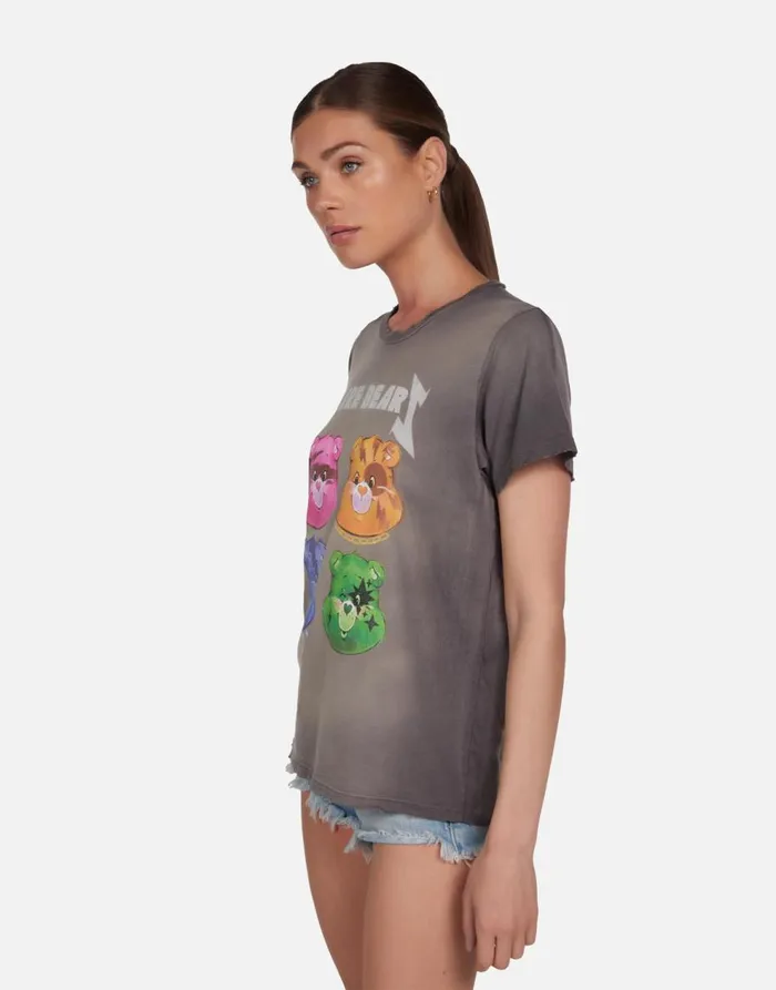 Women039s Wolf Rock Care Bears Vintage Smoke Lauren Moshi Short Sleeve