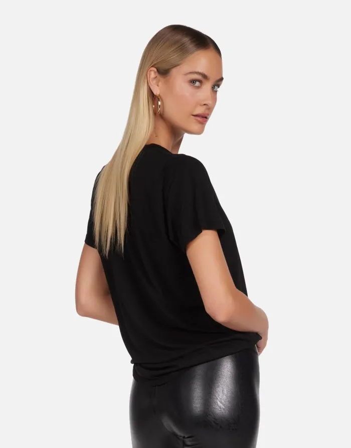 Women039s Wolf X Scribble Eye Elements Black Lauren Moshi Short Sleeve