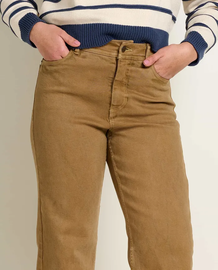 Women8217s Balsam Seeded Cutoff Pant Honey Brown Pants ToadandCo
