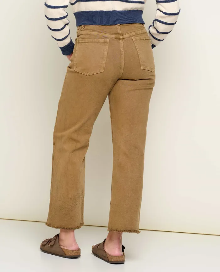 Women8217s Balsam Seeded Cutoff Pant Honey Brown Pants ToadandCo