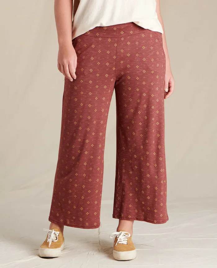 Women8217s Chaka Wide Leg Pant Henna Tile Print Pants ToadandCo