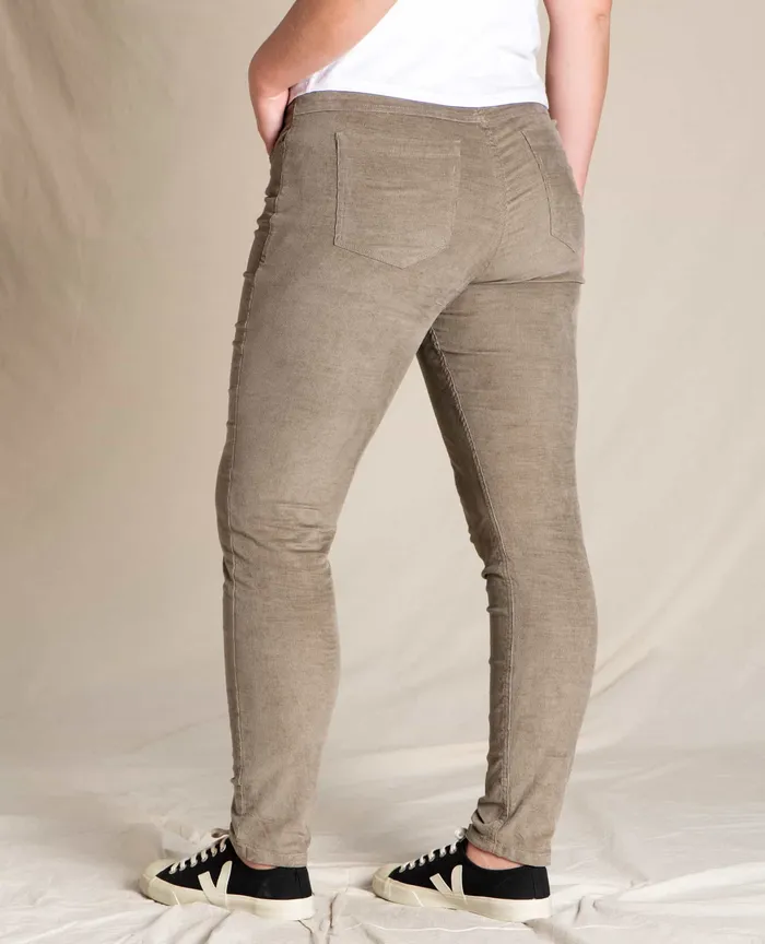 Women8217s ToadandCo Karuna Cord 5 Pocket Skinny Pant Dark Chino Pants
