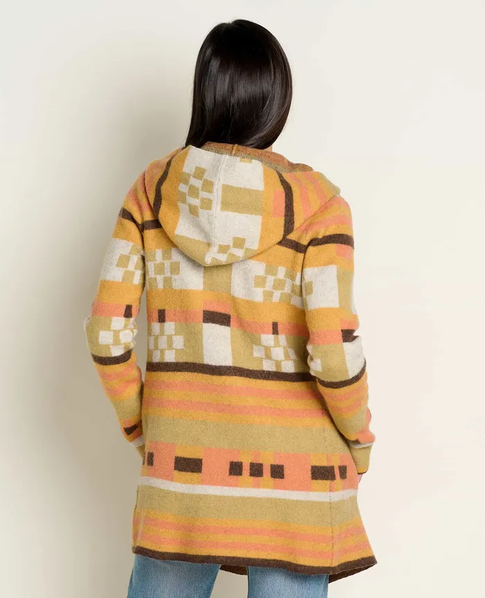 Women8217s ToadandCo Merino Heartfelt Hoodie Papaya Sweaters