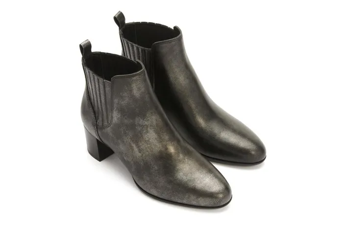 Women ABEO Footwear Boots Plaza Chelsea Silver Metallic Women ABEO Footwear Boots Plaza Chelsea Silver Metallic