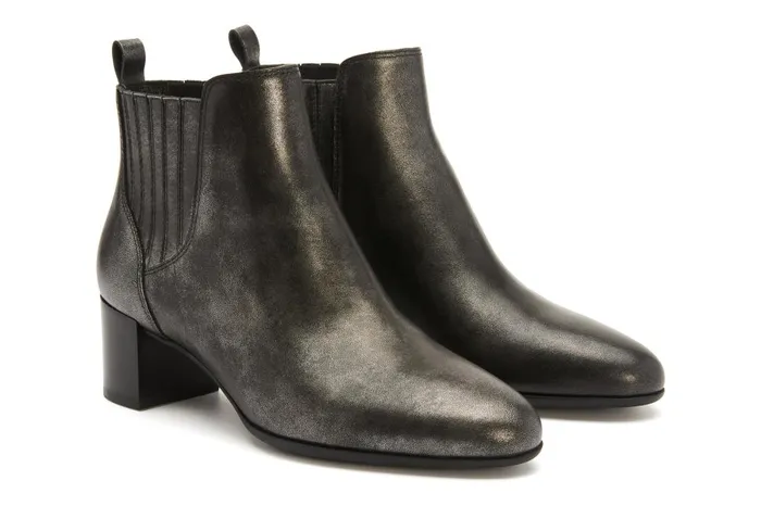 Women ABEO Footwear Boots Plaza Chelsea Silver Metallic Women ABEO Footwear Boots Plaza Chelsea Silver Metallic