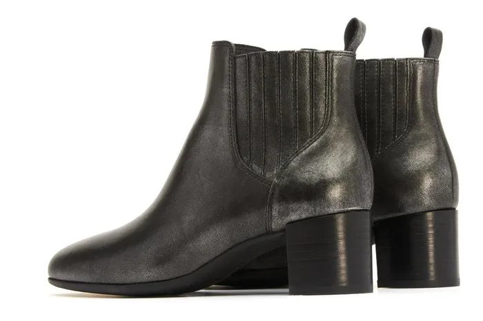 Women ABEO Footwear Boots Plaza Chelsea Silver Metallic Women ABEO Footwear Boots Plaza Chelsea Silver Metallic