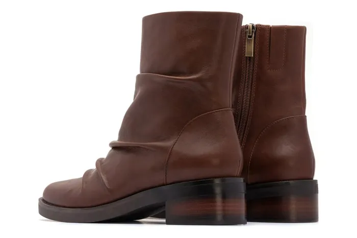 Women ABEO Footwear Boots Traverse Scrunch Brown Women ABEO Footwear Boots Traverse Scrunch Brown
