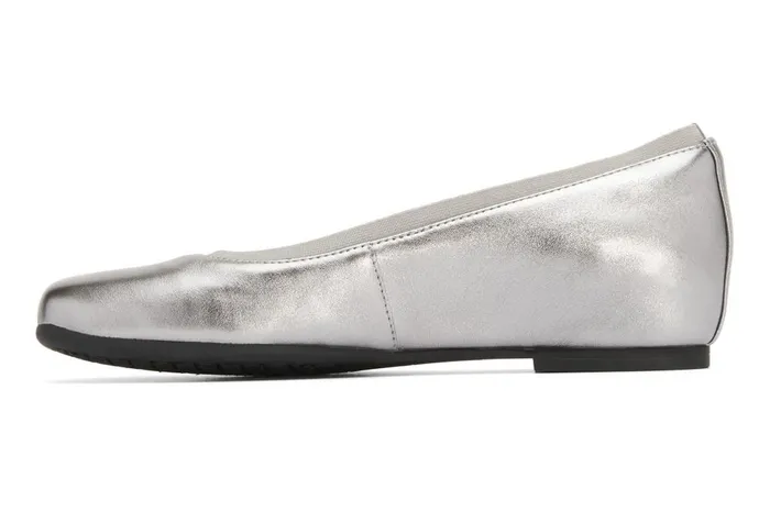Women ABEO Footwear Dress Cadence Ballet Dark Silver