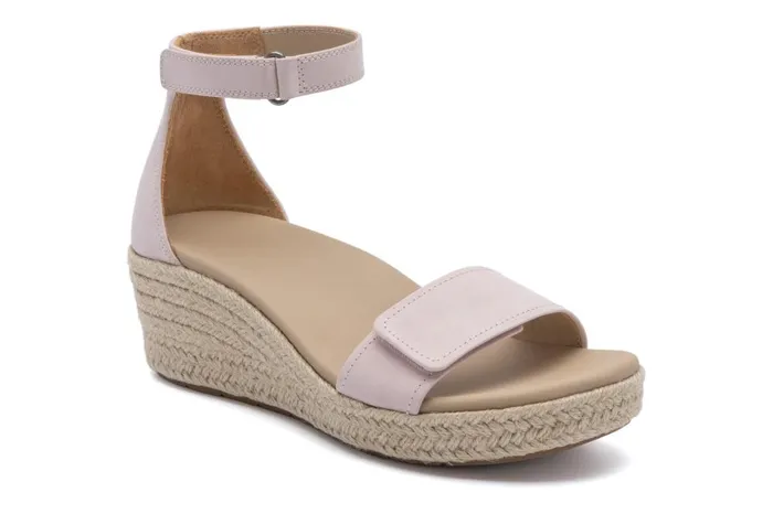 Women ABEO Footwear Sandals Riviera Ankle Sandal Pink Nubuck