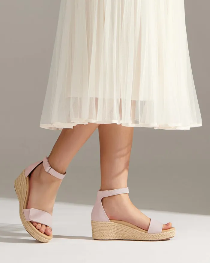 Women ABEO Footwear Sandals Riviera Ankle Sandal Pink Nubuck Women ABEO Footwear Sandals Riviera Ankle Sandal Pink Nubuck