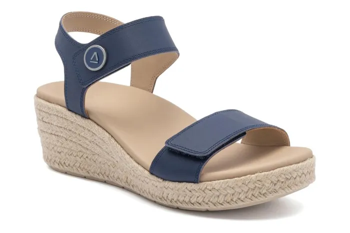 Women ABEO Footwear Sandals Riviera Strap Sandal Navy