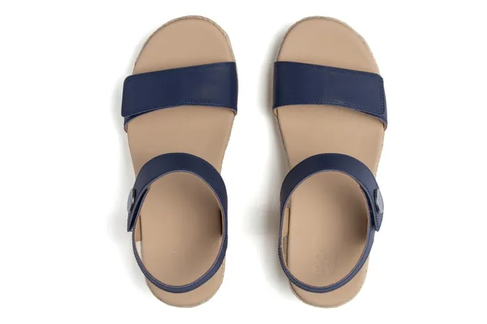Women ABEO Footwear Sandals Riviera Strap Sandal Navy Women ABEO Footwear Sandals Riviera Strap Sandal Navy