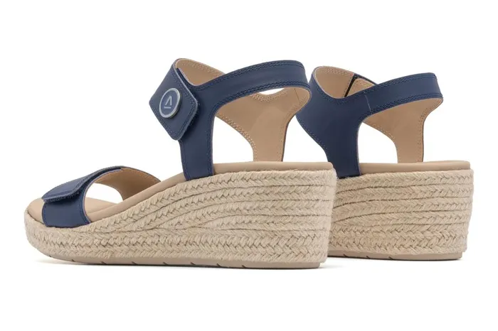 Women ABEO Footwear Sandals Riviera Strap Sandal Navy Women ABEO Footwear Sandals Riviera Strap Sandal Navy