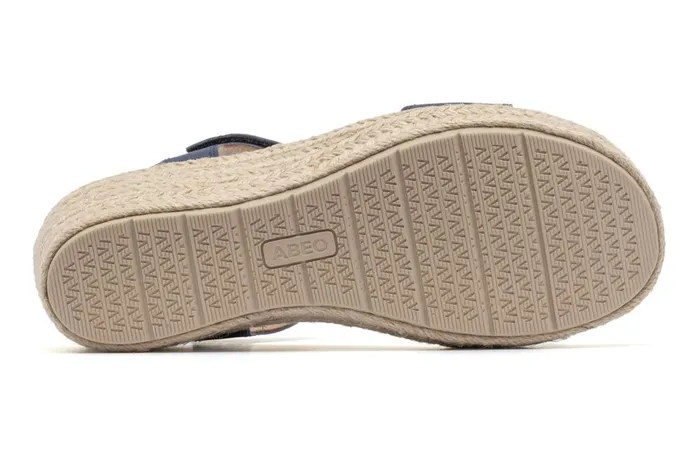Women ABEO Footwear Sandals Riviera Strap Sandal Navy Women ABEO Footwear Sandals Riviera Strap Sandal Navy