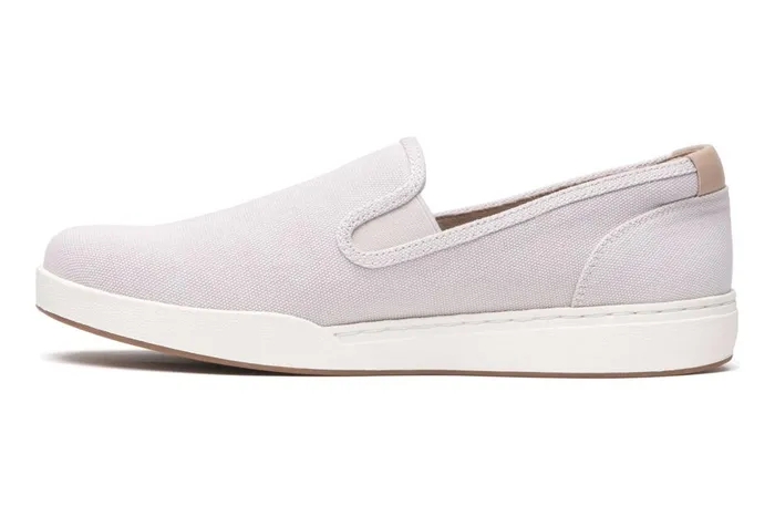 Women ABEO Footwear Sneakers Encore Slip On Taupe Khaki Canvas Women ABEO Footwear Sneakers Encore Slip On Taupe Khaki Canvas